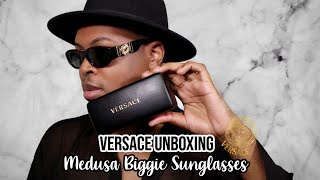 Medusa Biggie Sunglasses  Versace Unboxing [upl. by Yellah752]