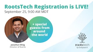 RootsTech Registration is LIVE [upl. by Higbee398]