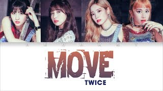 TWICE  MOVETAEMIN Cover Studio Ver Color Coded HanRomEng Lyrics [upl. by Lauhsoj205]