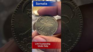 Somalia 1 Somalo 1950 Silver coin numismatics somalia [upl. by Raquela]