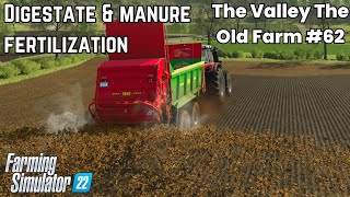 FS22🚜 Fertilization Frontier 8740s Digestate amp Manure Mix 🚜The Valley The Old Farm 62 [upl. by Anirod934]