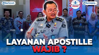 Eksklusif Layanan Apostille Wajib Kemenkumham Lampung Beri Penjelasan  Podcast tribunlampung [upl. by Lauritz255]