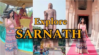 SARNATH BUDDHIST TEMPLE VARANASI SARNATH COMPLETE TOUR GUIDE VLOG  सारनाथ [upl. by Duky]