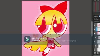 PowerPuff Girls Speedpaint Blossom [upl. by Doomham58]