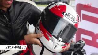 Review 1  HJC RPHA 10 Marushin 999 RS and Exustar Racing Boot [upl. by Raseac671]