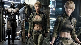 Appleseed Deunan Knute amp Briareos Scifi Cyberpunk Fantasy Fanart Ai 4K appleseed scifi cyborg [upl. by Tap198]