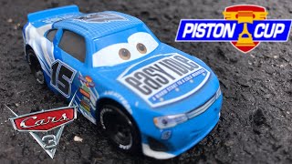 Mattel Pixar Cars 2018 Piston Cup Racers Carl Clutchen Diecast [upl. by Lenhard]