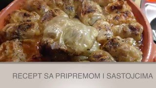 Recept DOMAĆE SARME  DOMAĆA SARMA od kiselog kupusa [upl. by Corene]