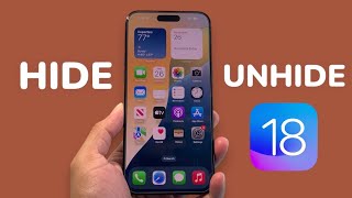 How To Hide and Unhide Apps on iOS 18 [upl. by Boles]