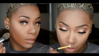 Watch me transform  PEACH Foil Makeup Tutorial  Laurasia Andrea [upl. by Eah]