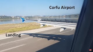 Corfu Greece Landing  ForumWiedzy [upl. by Zoara]