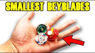 Unboxing The SMALLEST Beyblades in the World [upl. by Aldis714]