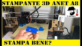 Stampante 3D Anet A8 Prime stampeimpressioni e consigli by Paolo Brada DIY [upl. by Eylrac]