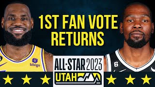 OFFICIAL NBA AllStar 2023 Voting Leaders  TEAM LEBRON vs TEAM DURANT [upl. by Collin]