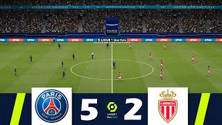 PSG vs AS Monaco 52  Ligue 1 Uber Eats 202324  Match Highlights [upl. by Iat362]