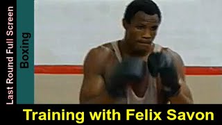 Boxing Training with the Stars Boxer Felix Savon Workout Session in Widescreen Color [upl. by Reggy]