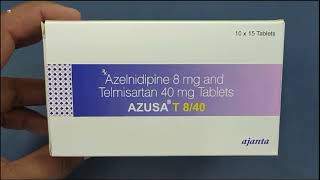 AZUSA T 840 Tablet  Azelnidipine and Telmisartan Tablets  AZUSA T 840mg Tablet  AZUSA T Tablet [upl. by Wylie]