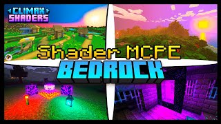 MINECRAFT 121  TOP SHADER REALISTA PARA A BEDROCK MCPE  XBOX  PC [upl. by Ransell]