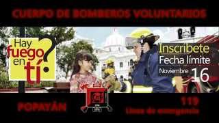 Convocatoria Bomberos Popayán 2015 [upl. by Moscow]