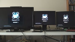 Installing New ReactOS on 3 Computers 046 [upl. by Alexa961]