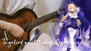 挽夜的晓歌Tagelied nächtlicher Gedanken Duo Guitar  Genshin Impact Fischl Castle OST [upl. by Nedra]