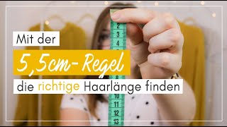 Stehen dir KURZE ODER LANGE HAARE ✂ Wir testen die berühmte 55cmRegel von John Frieda [upl. by Huberto]