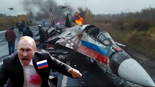 Happened 2 minutes ago 5 Russian Su34 Fighter Jets Shot Down by Ukrainian F16 Fighter Jets [upl. by Legge]