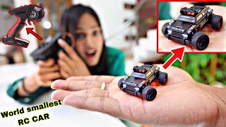 SMALLEST RC CAR 🔥🔥🔥UNBOXING VIDEO l ഒരു സീൻ സനം l UNBOXINGDUDE l [upl. by Enelad623]