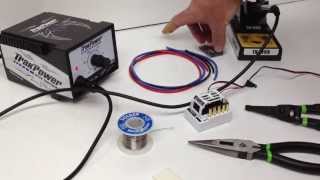 How to Solder an ESC to a Motor  Remote Controlled Vehicles [upl. by Esiole]