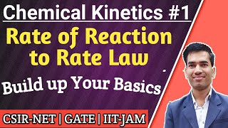 Chemical Kinetics  Chemical Kinetics for CSIR NET  Rate of Reaction  Chemical Kinetics for GATE [upl. by Sset315]