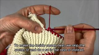 Crochet Edging for Knitted Items [upl. by Berry]