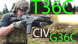 Civillian Legal G36C the T36C from Tommy Built [upl. by Bran768]