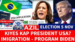 GRO NOUVEL VIZA BRASIL APLIKATION PROGRAM BIDEN  KI MOUN PRAL PRESIDENT USA ELECTION 5 NOVEM [upl. by Corsetti]