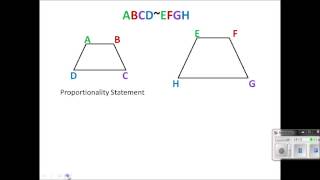 Geometry Lesson 72 Similar Polygons [upl. by Leis]