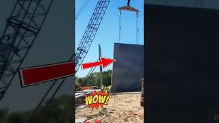 👉🔗😩😭🥓👇 crane falling incident  crane accident onsite safetyfirstlife [upl. by Bea]