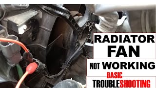 Radiator Fan not working basic troubleshooting Tagalog PART 1 [upl. by Ecital]