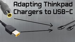 Adapting Thinkpad Chargers to USBC [upl. by Aihpled]