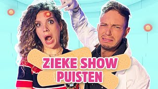 MOET JE EEN PUIST UITKNIJPEN OF NIET  DE ZIEKE SHOW [upl. by Itsirc]