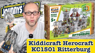 KlemmbausteinBurgbau  Herocraft KC1501 Ritterburg von Kiddicraft [upl. by Nosittam]