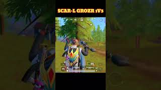 BATTLEGROUND MOBILE INDIA BGMI 🥵 SCAR L GROZR 1V3 ClASSICHVIDEO bgmilivecustomroomtdm1v3 bgmi [upl. by Durstin]