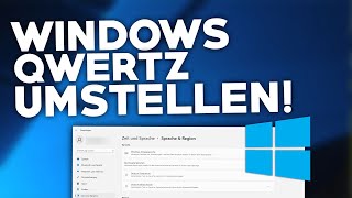 Windows QWERTZ umstellen  Tutorial  Qwerty auf Qwertz  Deutsch  2024 [upl. by Franny267]