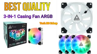 Montech Z3 PRO ARGB PWM 3IN1 Casing Fan best quality Lian Li Gamdias Antec Fantech Aptech Deepcool [upl. by Anerol]