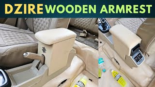 2023 Dzire Wooden Armrest Installation Tushargurujiibhopal 62687 77684 [upl. by Gilemette]