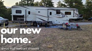 Our New Home  JAYCO NORTH POINT 375BHFS TOUR [upl. by Lachus615]