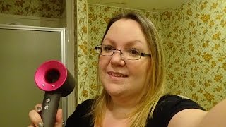 400 Dyson Super Sonic Hairdryer First Impression Review amp Demo [upl. by Llehcar]