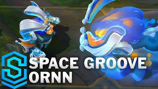 Space Groove Ornn Skin Spotlight  PreRelease  PBE Preview  League of Legends [upl. by Keily]