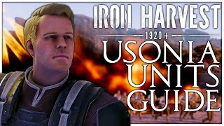 Usonia Units Guide  Iron Harvest Operation Eagle [upl. by Leik918]