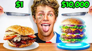 Eating CHEAP vs EXPENSIVE Food Challenge [upl. by Annovoj]