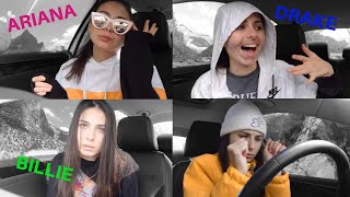 Carpool Karaoke ft Ariana Grande Billie Eilish and Drake [upl. by Lowrance]