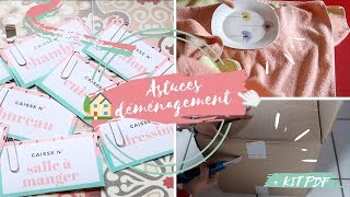 👩🏻‍💻 ORGANISER SON EMMÉNAGEMENT  DÉMÉNAGEMENT ⎜Astuces  KIT PDF 📝 [upl. by Othe]